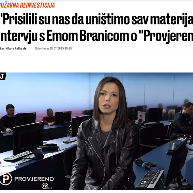 Lažni članak Jutarnjeg lista