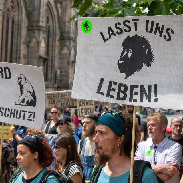 Prosvjedi protiv usmrćivanja zdravih životinja u ZOO Nunberg