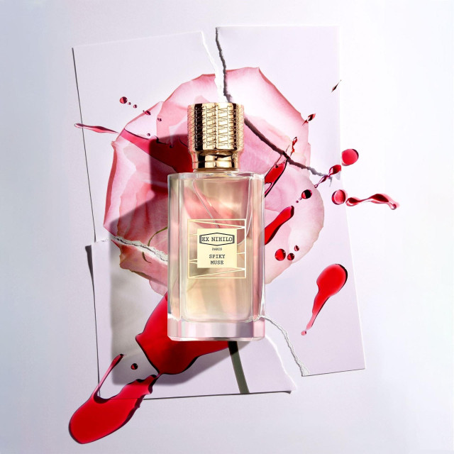 EX NIHILO Spiky Muse s esencijama ruže i jagode dobivenim upcycling metodom ponovnog korištenja nusproizvoda EdP 50 ml, 195 eura