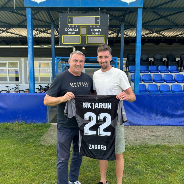 Mario Maloča, novi igrač Jaruna i Marko Nujić, sportski direktor Jaruna