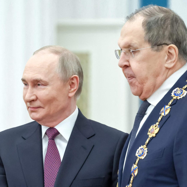 Vladimir Putin i  Sergej Lavrov