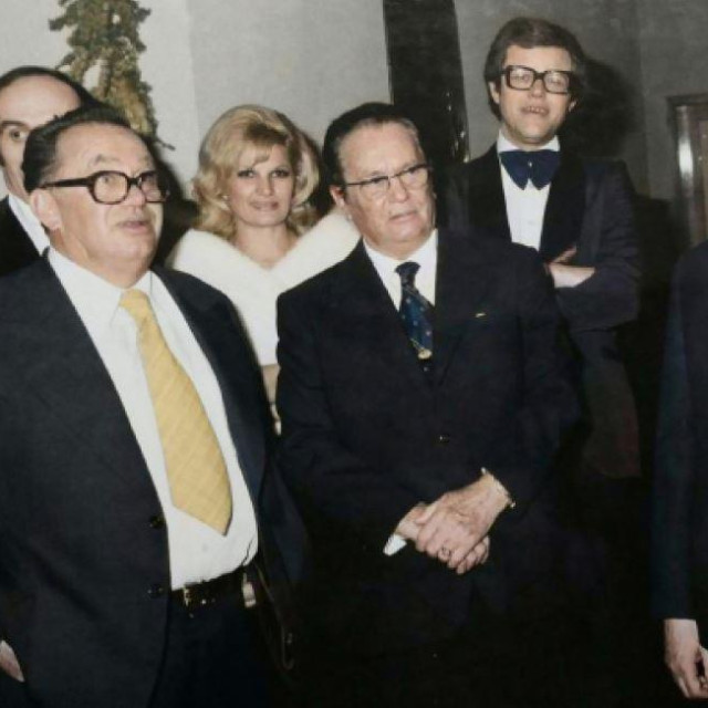 Silvana Armenulić u društvu Josipa Broza Tita