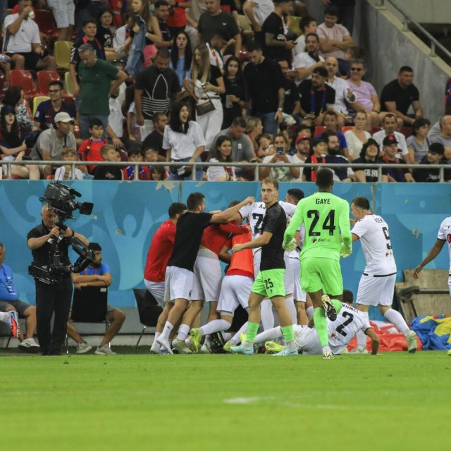 Kadar s utakmice FCSB - Škendija