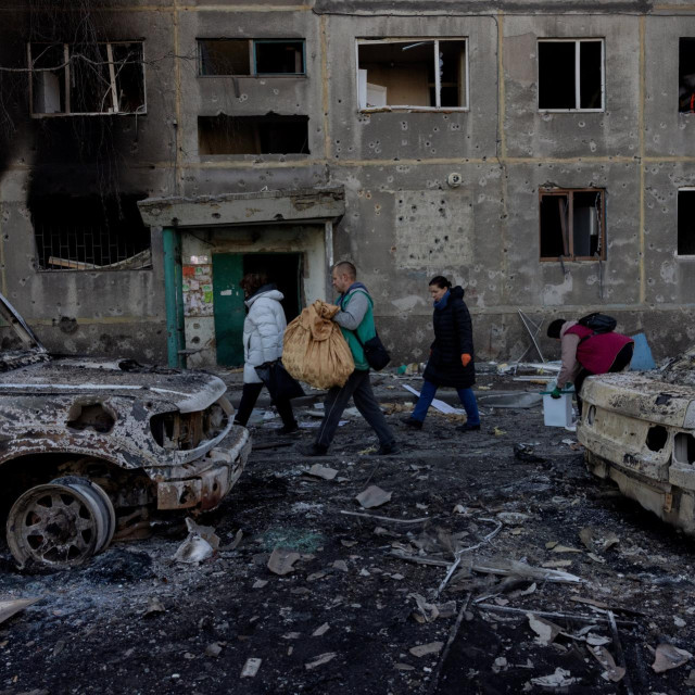 Prizori iz Dobropilje u ožujku 2025. godine