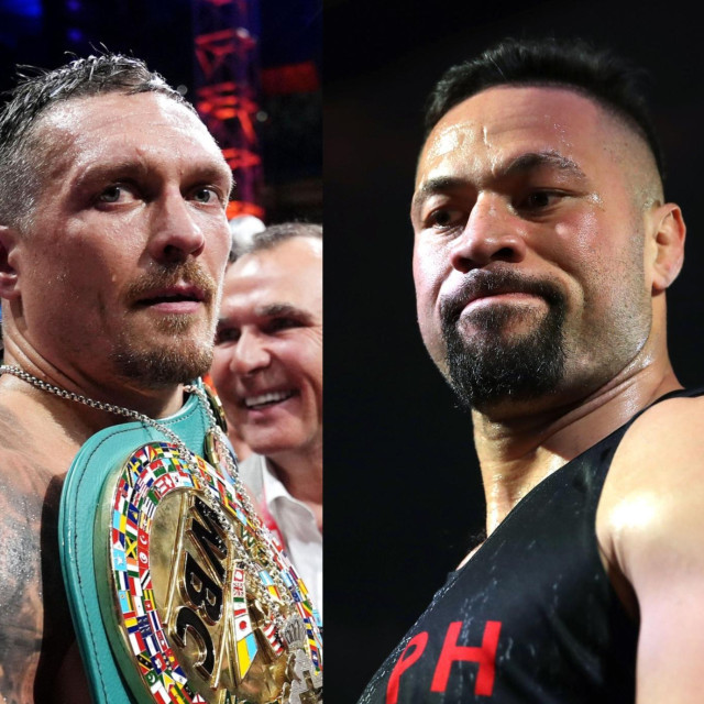 Oleksandr Usik i Joseph Parker