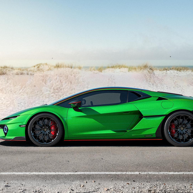 Lamborghini, ilustracija