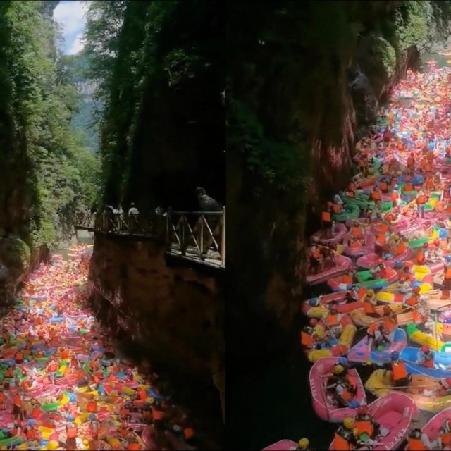 Turisti se dugo vremena nisu mogli pomaknuti iz kanjona