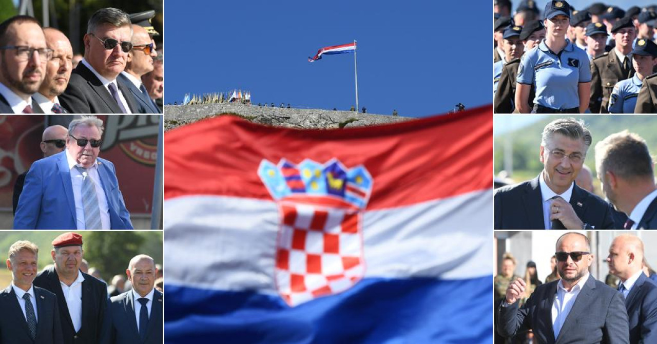 Milanović, Plenković, Tomašević... Pogledajte tko je sve danas u Kninu. Predsjednik nije držao govor, iz njegovog ureda objasnili su zašto