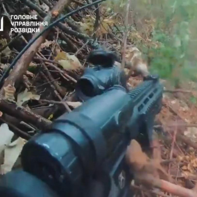 Prizor iz borbi u Ukrajini