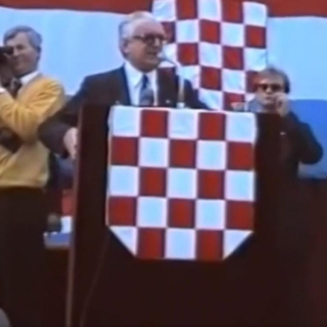 Govor Franje Tuđmana u Sinju 1990. godine