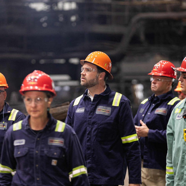 Potpredsjednik SAD-a J.D. Vance posjetio je krajem srpnja tvornicu Metallus u gradu Cantonu u saveznoj državi Ohio