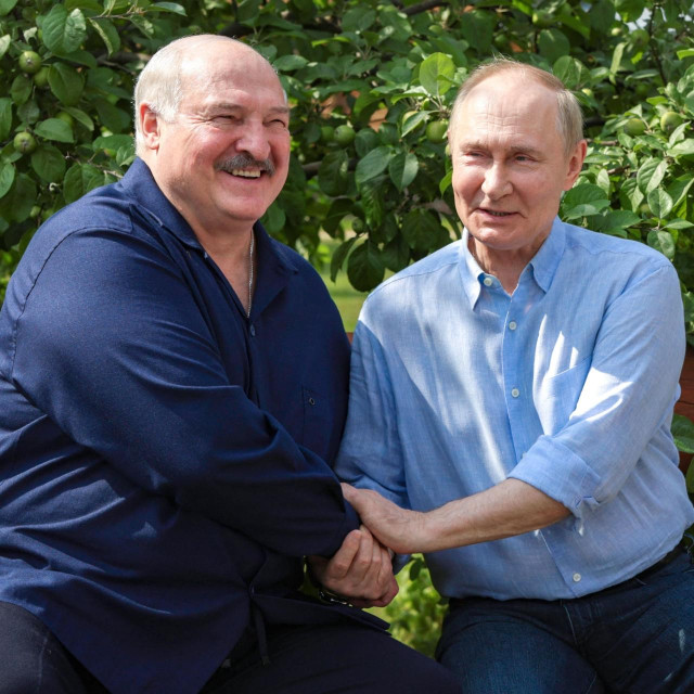 Aleksandar Lukašenko i Vladimir Putin