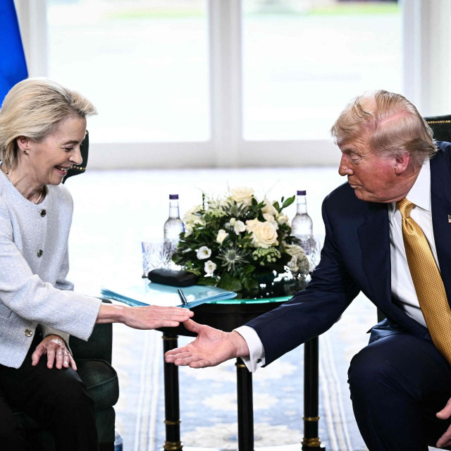 Ursula von der Leyen i Donald Trump