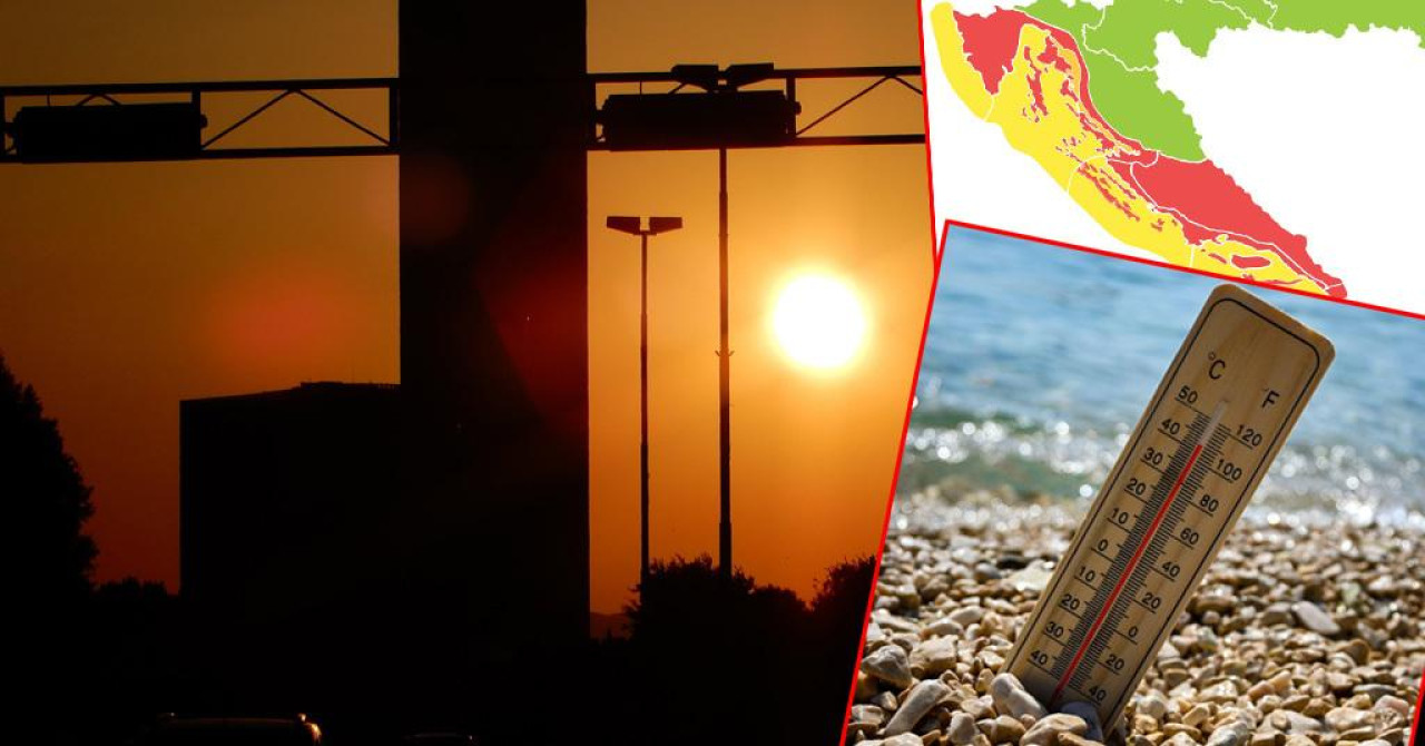 DHMZ je objavio novo upozorenje, crveni alarm je do četvrtka oglašen za čak četiri regije, stiže i fenska bura