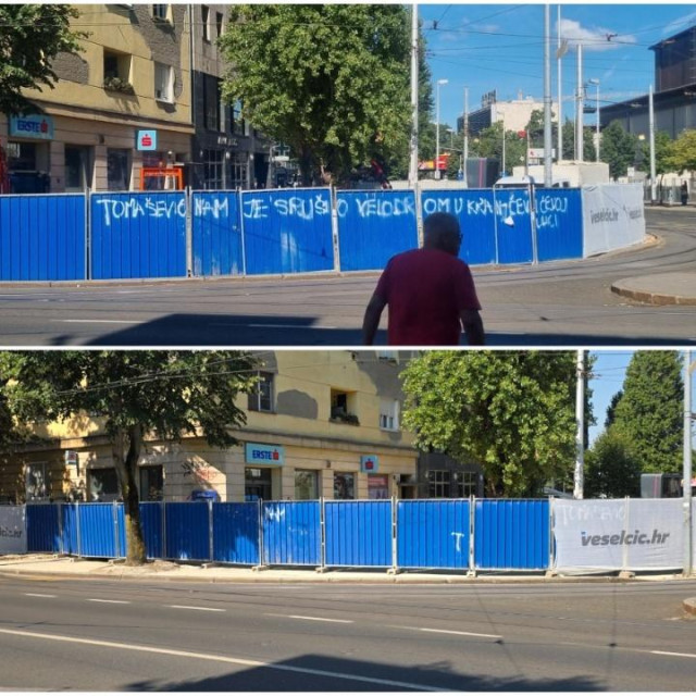 Grafit od prošlog vikenda više nije vidljiv