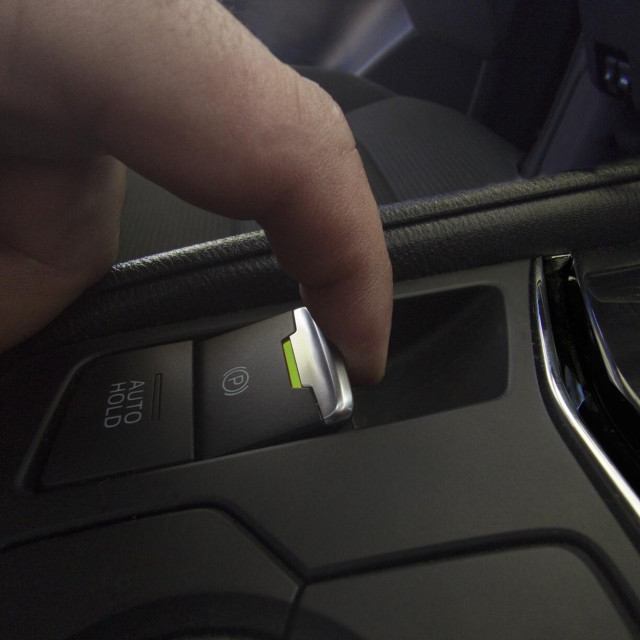 Električna parkirna kočnica, ilustracija