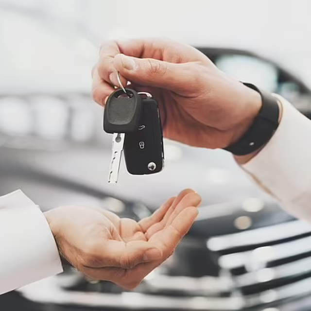 Kupnja automobila (ilustracija)