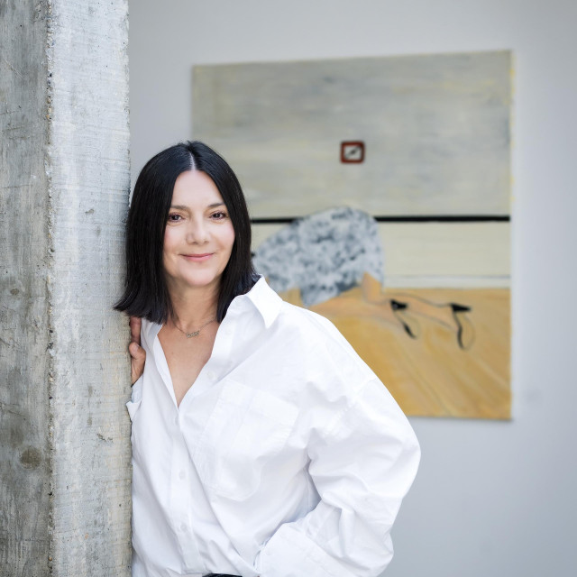 -Gloria- Zagreb, 220525. Galerija Kranjcar. Gloria podcast kojeg je vodila Tamara Loos, a gosce su bile Daniela Trbovic i Nina Violic.