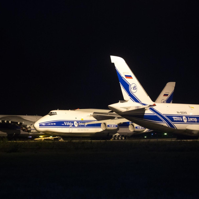 Tri ruska Antonova An-124 u Leipzigu