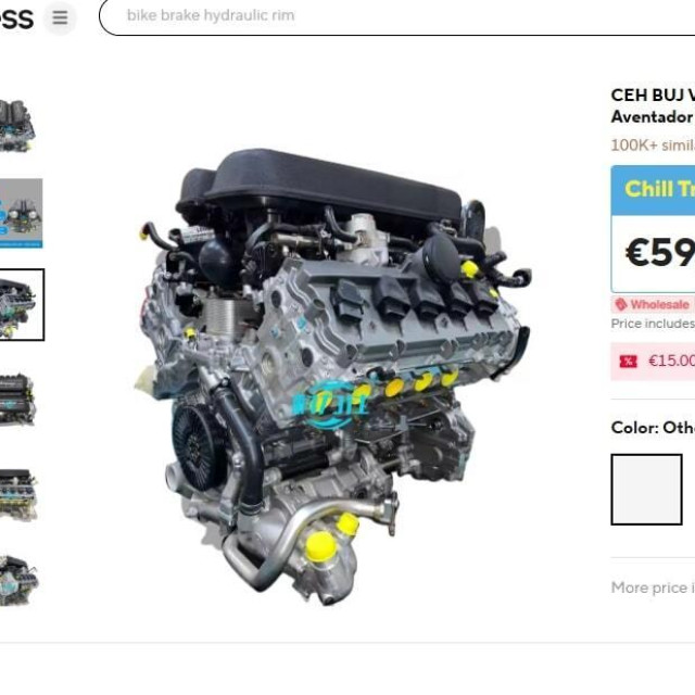Lamborghinijev V10 motor na AliExpressu