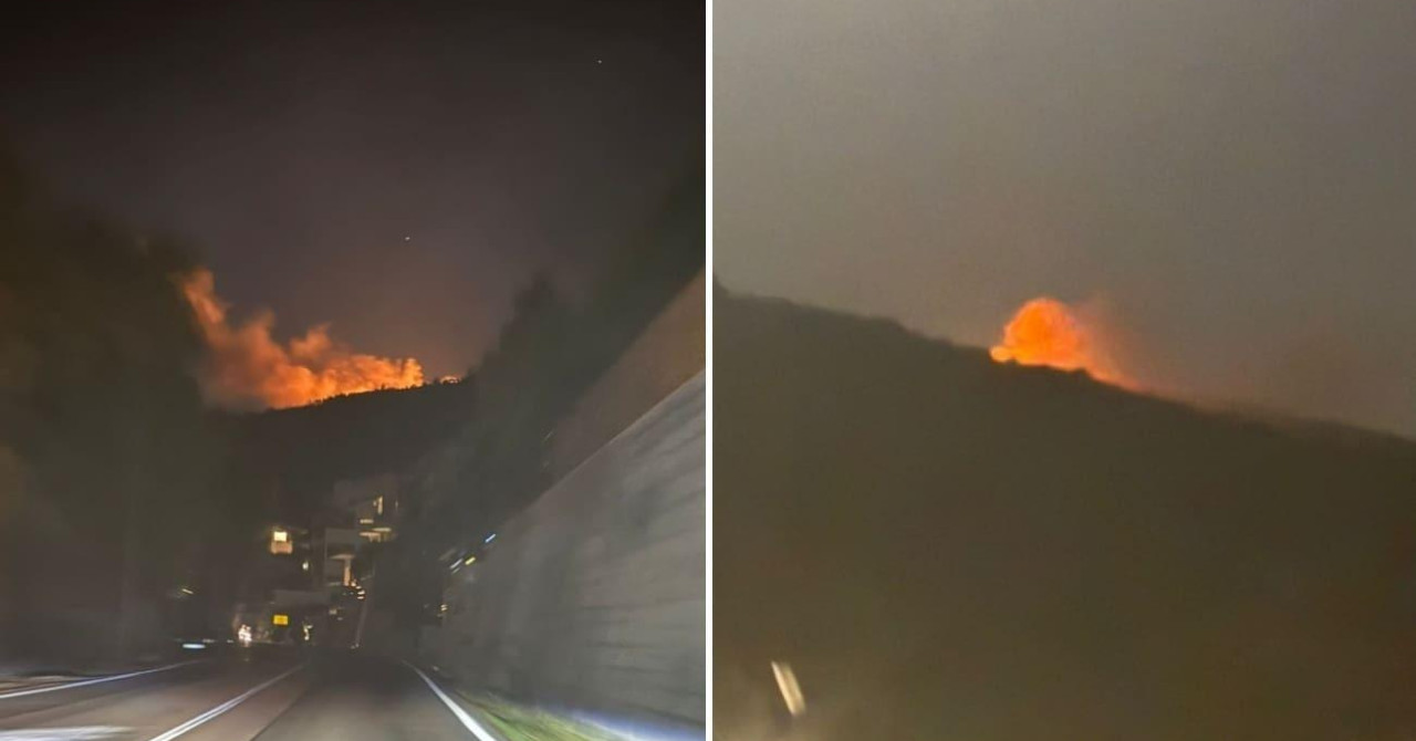 Opet se razbuktao požar u Krilu Jesenice. Na terenu je 120 vatrogasaca, dio Podstrane bez struje