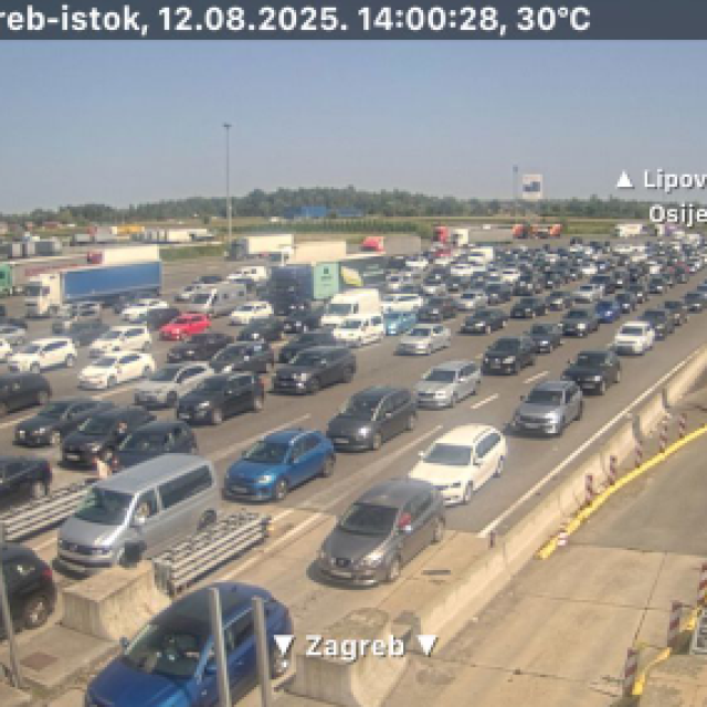 Gužva na čvoru Zagreb-istok