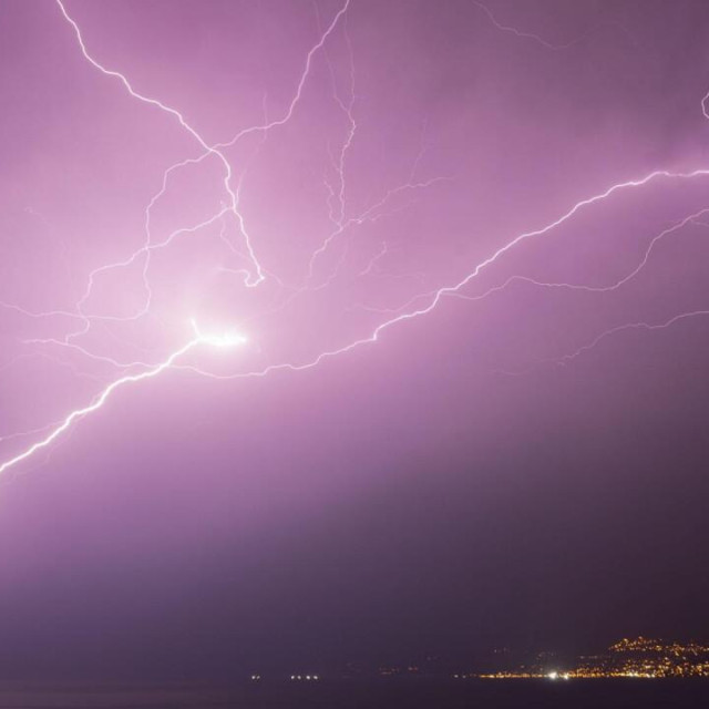 Udar groma, ilustracija