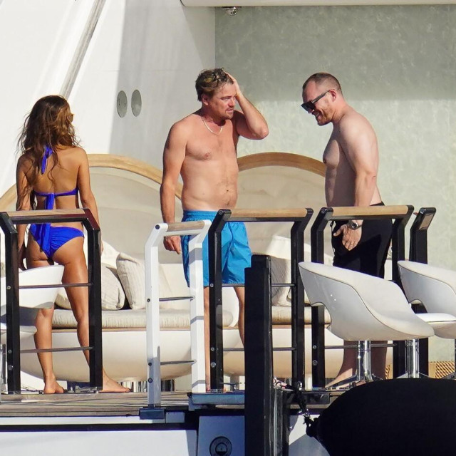 Leonardo DiCaprio na jahti u St. Bartsu