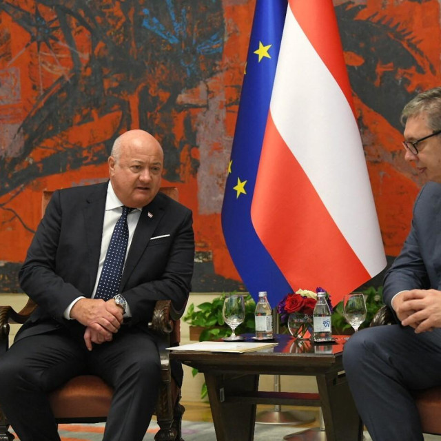 Christian Stocker i Aleksandar Vučić