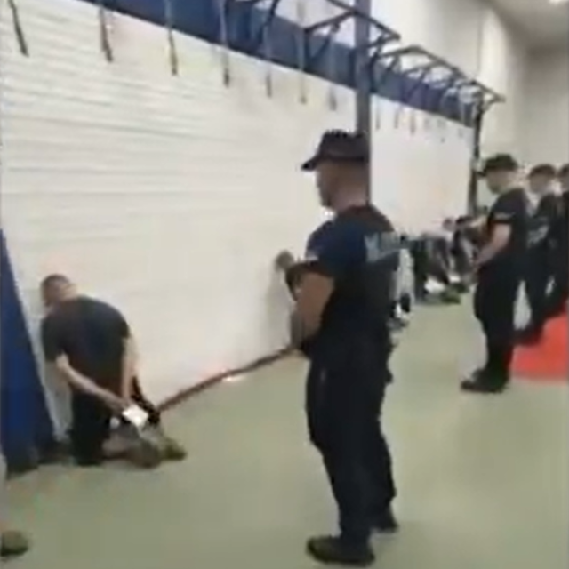 Snimka uhićenja prosvjednika