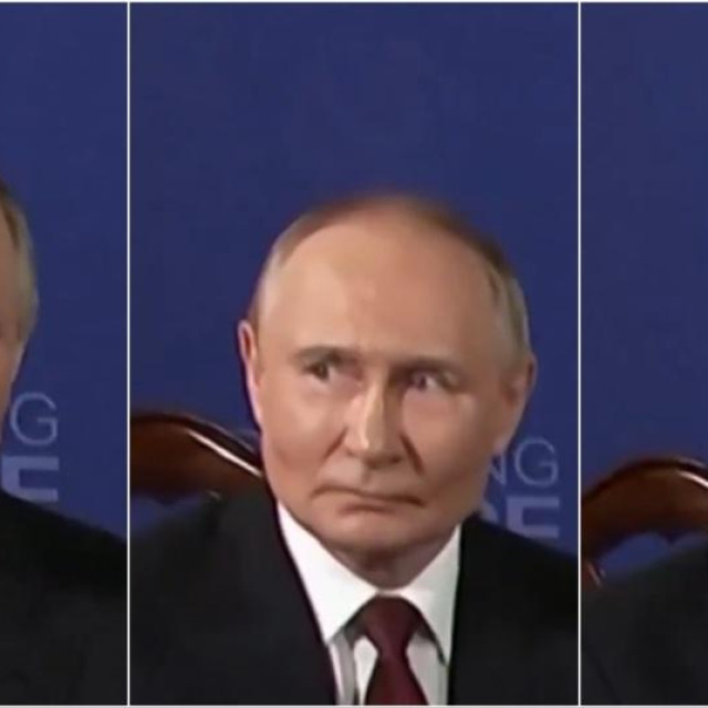 Putinova reakcija na pitanja novinara