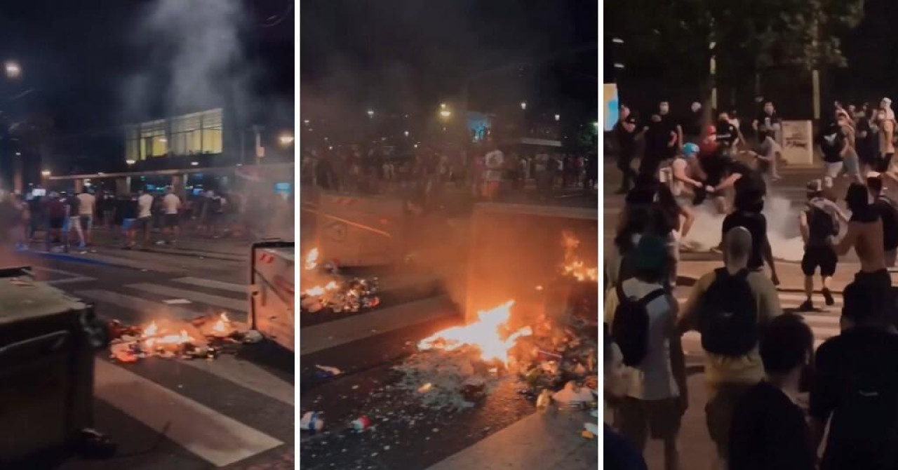 VIDEO Evo trenutka kada policija kreće na goloruke građane u Beogradu. Progone ih oklopnim vozilima, odjekuju eksplozije
