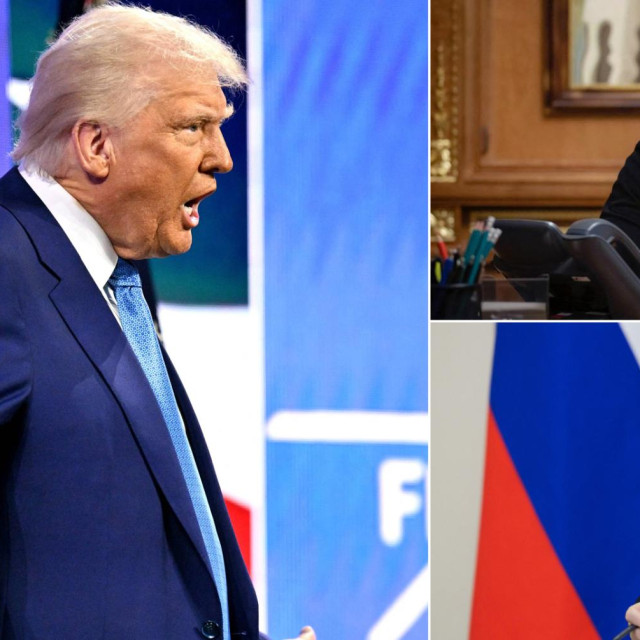 Donald Trump, Volodimir Zelenski i Vladimir Putin