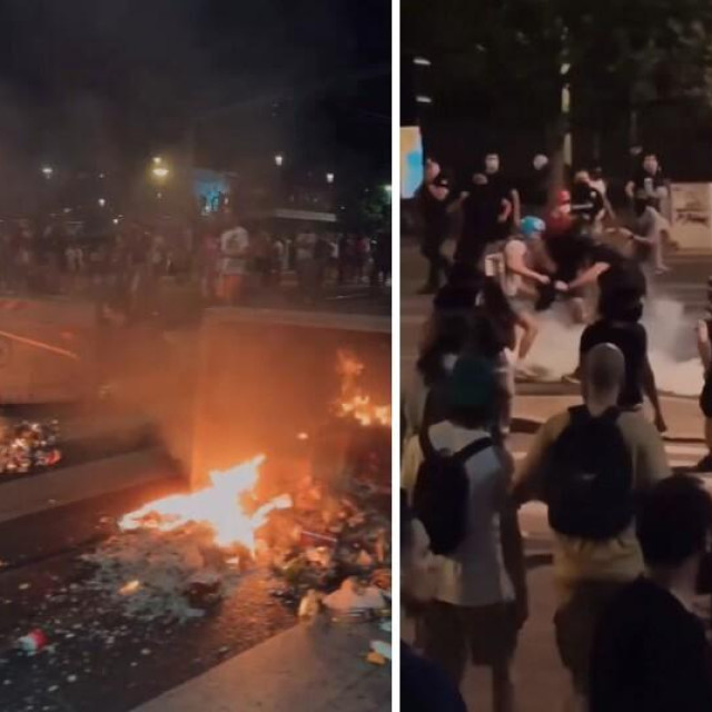 Nemanjina ulica u Beogradu postala ‘ratna zona‘