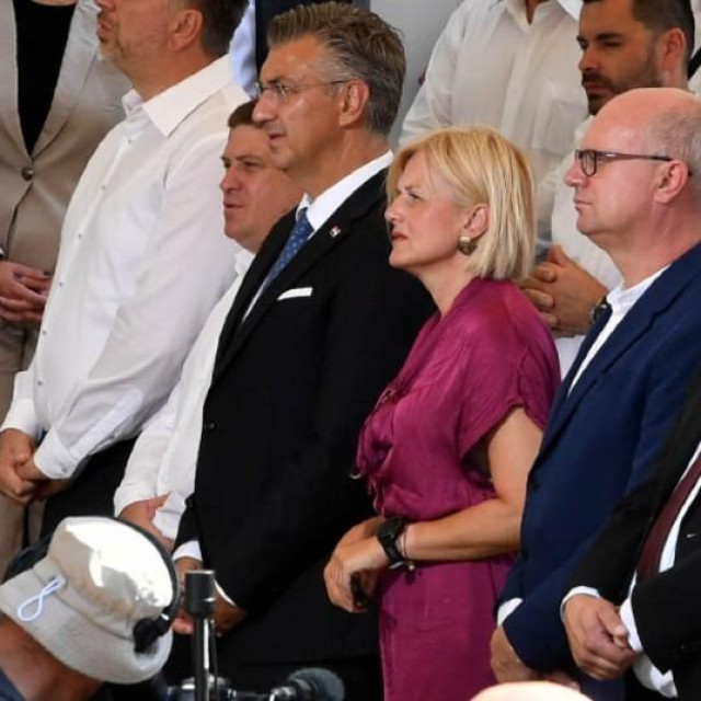 Andrej Plenković i Iva Rinčić