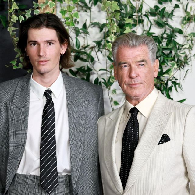 and Pierce Brosnan i njegov sin Dylan Brosnan