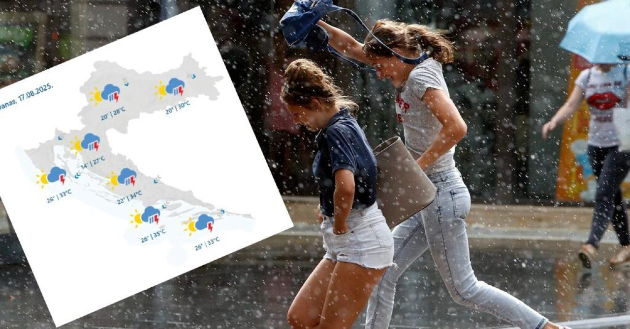 Stiže velika promjena vremena, za jednu hrvatsku regiju ‘upaljen‘ narančasti meteoalarm