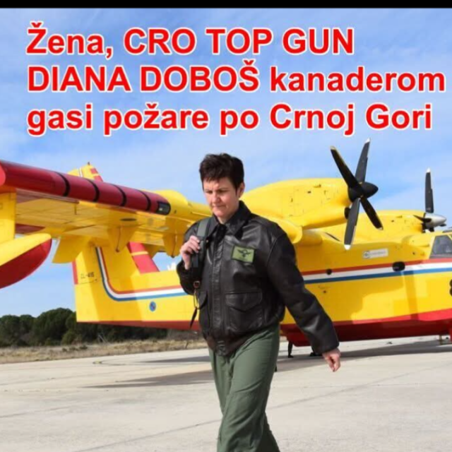 Diana Doboš ipak nije gasile požar u Crnoj Gori