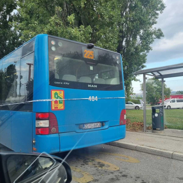 ZET-ov bus u kojem se dogodio zločin