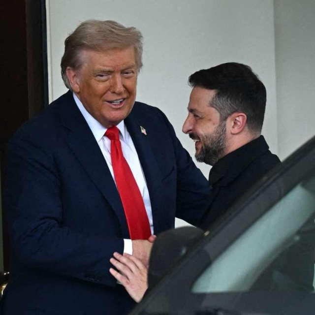 Donald Trump dočekuje Volodimira Zelenskog