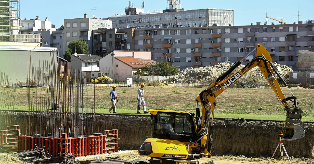 FOTO Nestalo je sve! Pogledajte kako napreduje izgradnja stadiona u Kranjčevićevoj