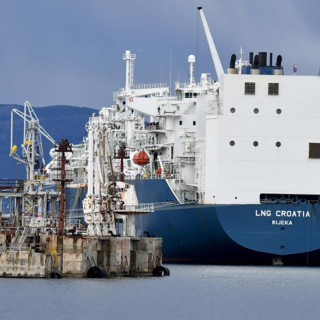 LNG terminal, ilustracija