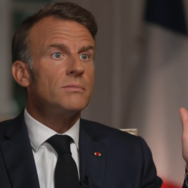 Emmanuel Macron u razgovoru za NBC News