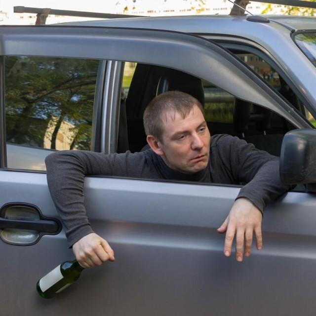 Pijani vozač, ilustracija