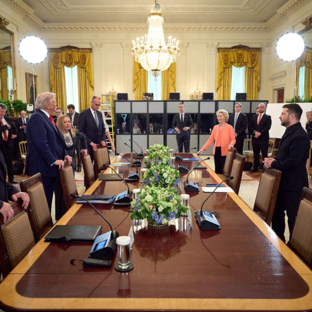 Sastanak Donalda Trumpa s Volodimirom Zelenskim, šefom NATO-a Markom Rutteom i europskim čelnicima u Washingtonu