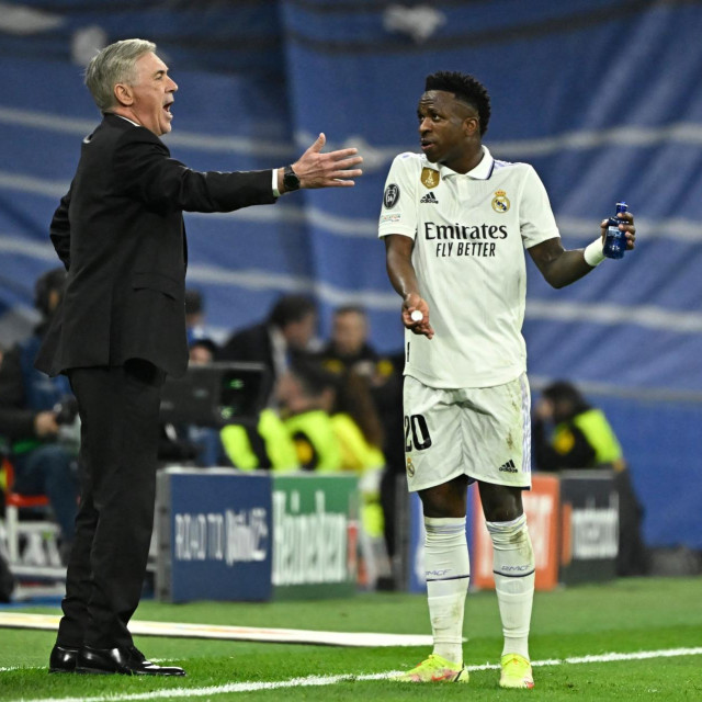 Carlo Ancelotti i Vinicus Junior