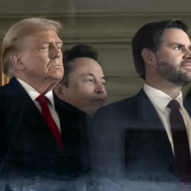 Donald Trump, Elon Musk i JD Vance