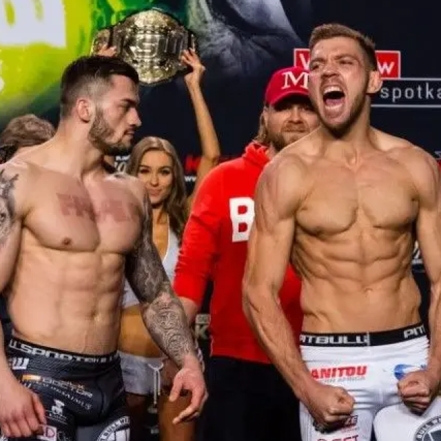 Roberto Soldić (lijevo) i Dricus du Plessis (desno)