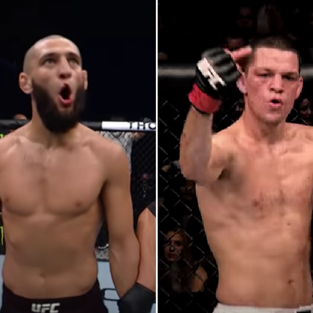 Khamzat Chimaev, Nate Diaz