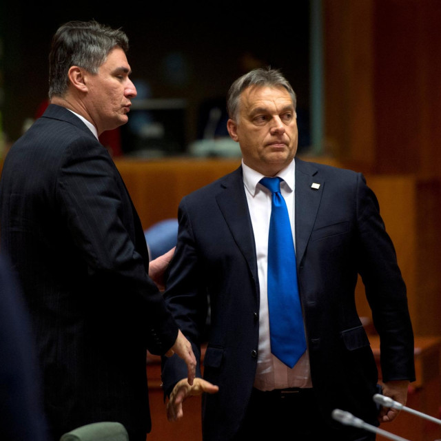 Milanović i Orban (fotografija iz 2014. godine)